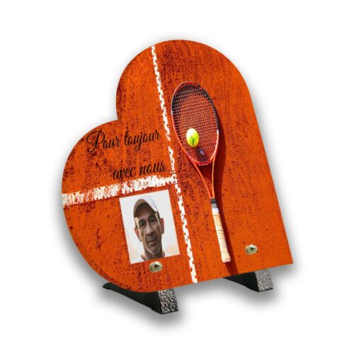 Plaque funéraire personnalisée, Avec pied, Avec image