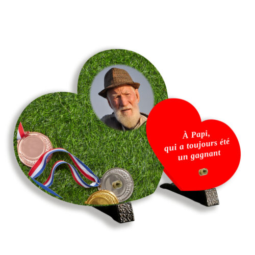plaque funéraire personnalisée, Avec pied, Avec image